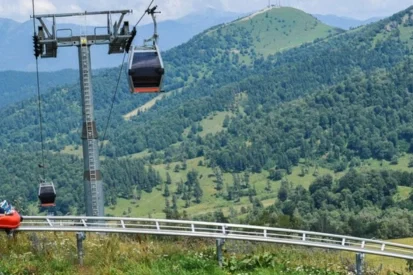 The Summer Slide in Borjomi.